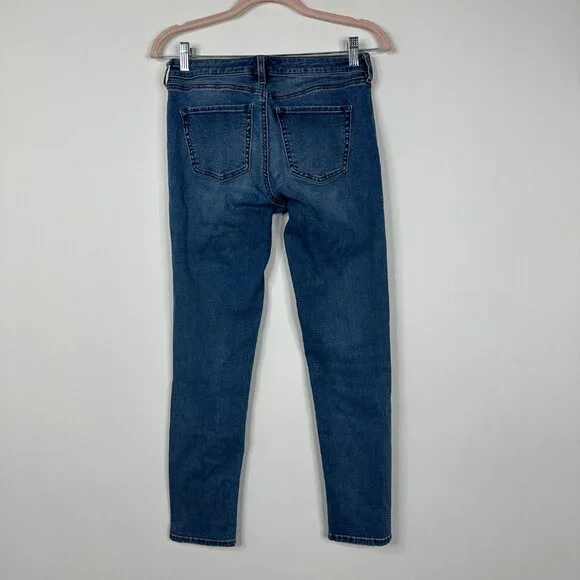 2/$30 White House Black Market Low Rise Girlfriend Jeans 00 #A0598 - Picture 4 of 7